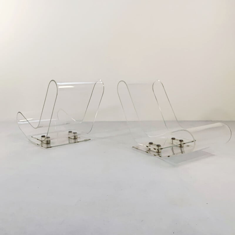 Mid century LCP plexiglass armchair by Maarten Van Severen for Kartell, 1990s