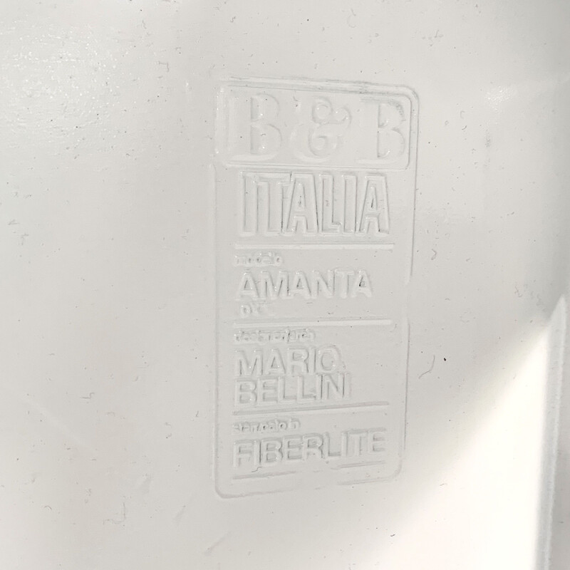 Table basse vintage Amanta par Mario Bellini pour B&B Italia, 1970