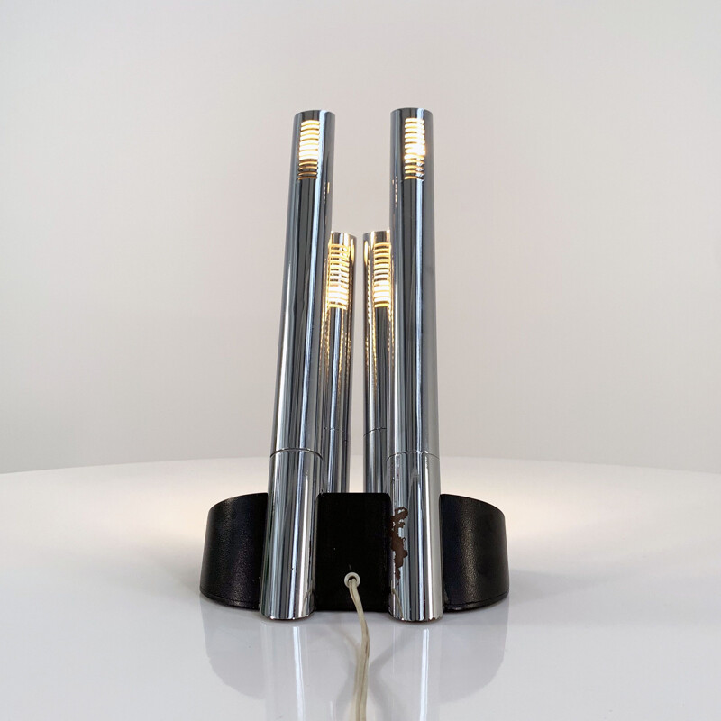 Mid century T443 table lamp by Mario Faggian for Luci, 1970s