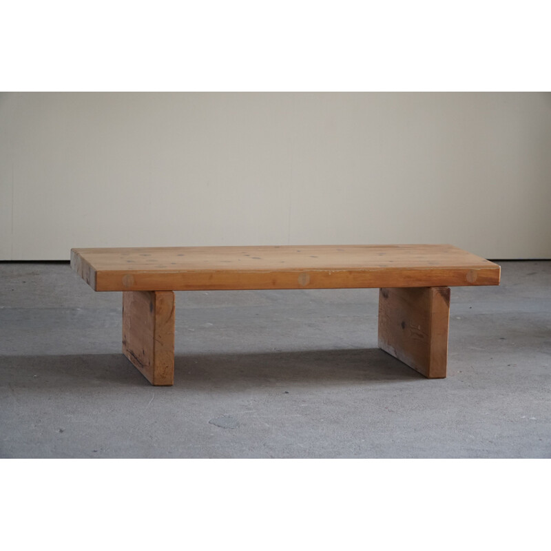 Swedish vintage bench in pine model Bambse by Roland Wilhelmsson, 1973