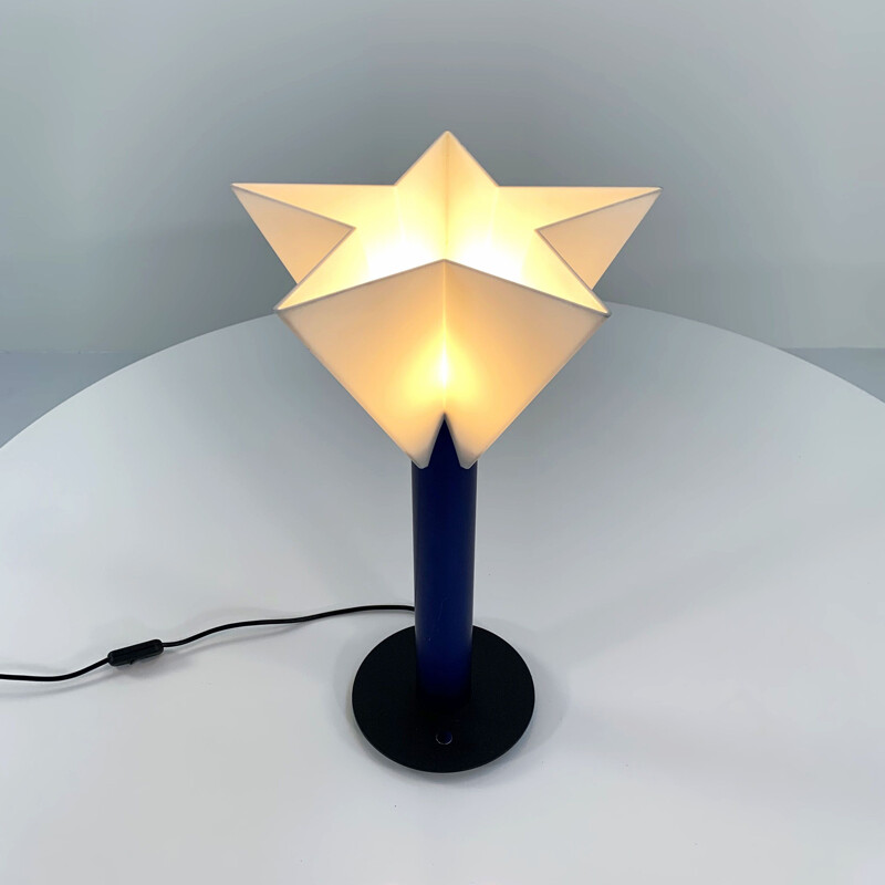 Vintage Astra table lamp by Salvatore Gregorietti for Status Milano, 1980s