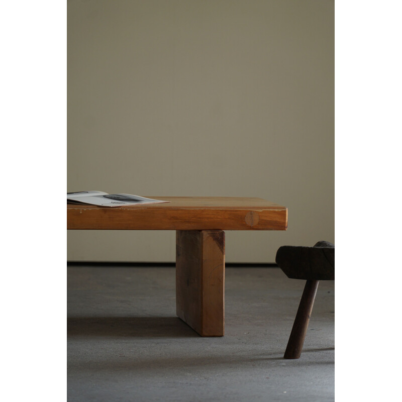 Swedish vintage bench in pine model Bambse by Roland Wilhelmsson, 1973