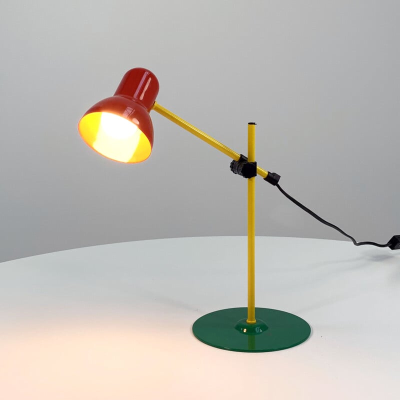 Lampe de table vintage multicolore de Stilplast, 1980