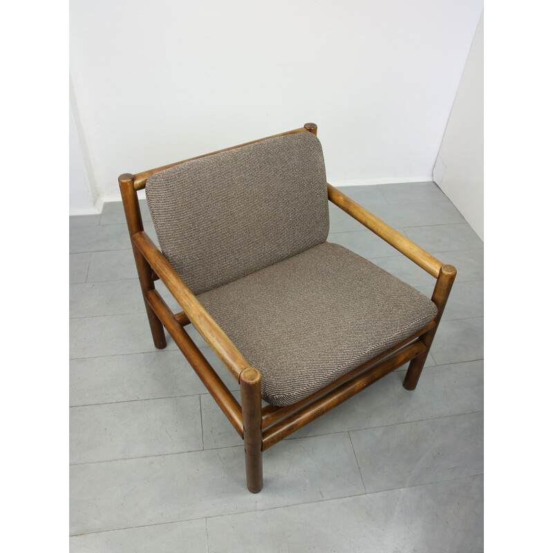 Minimalistische vintage fauteuil