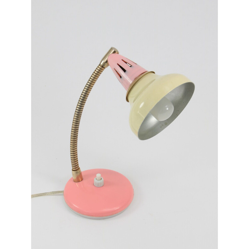 Mid century pink lamp