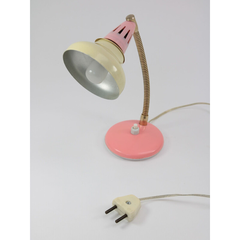 Mid century pink lamp