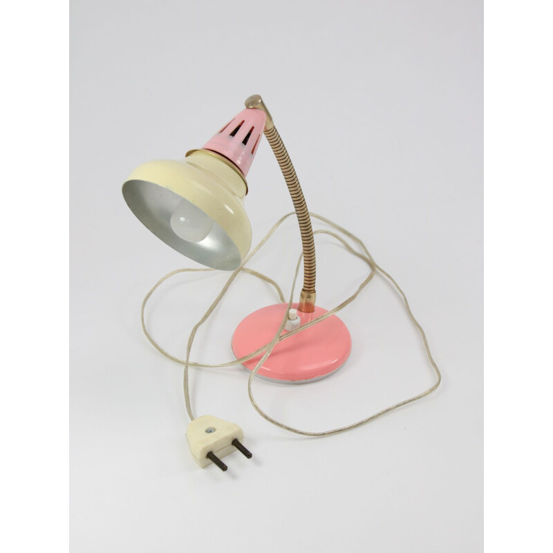 Mid century pink lamp