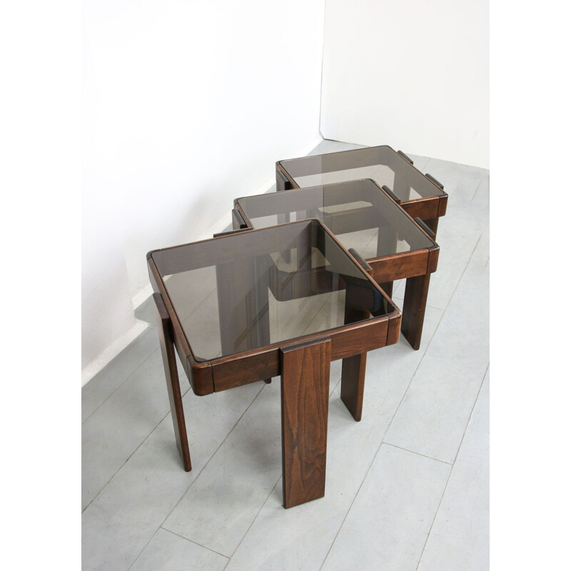 Vintage nesting tables by Gianfranco Frattini