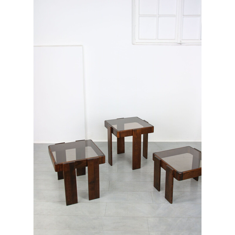 Vintage nesting tables by Gianfranco Frattini