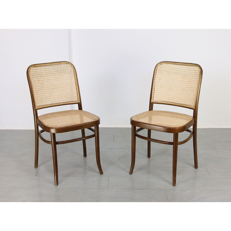 Pair of vintage Thonet No. 811 chairs