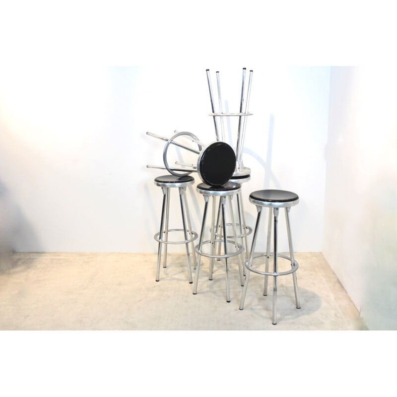 Vintage industrial bar stools  by Joan Casas I Ortinez for Indecasa Spain