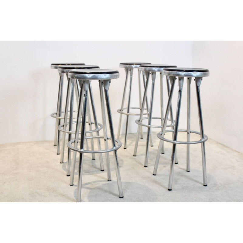 Vintage industrial bar stools  by Joan Casas I Ortinez for Indecasa Spain