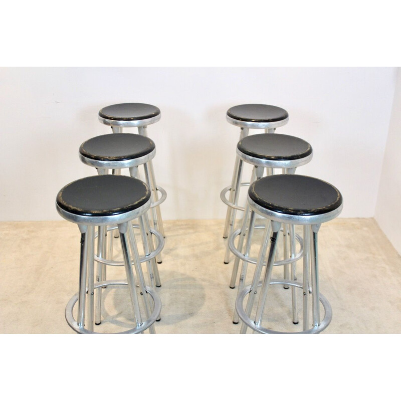 Vintage industrial bar stools  by Joan Casas I Ortinez for Indecasa Spain