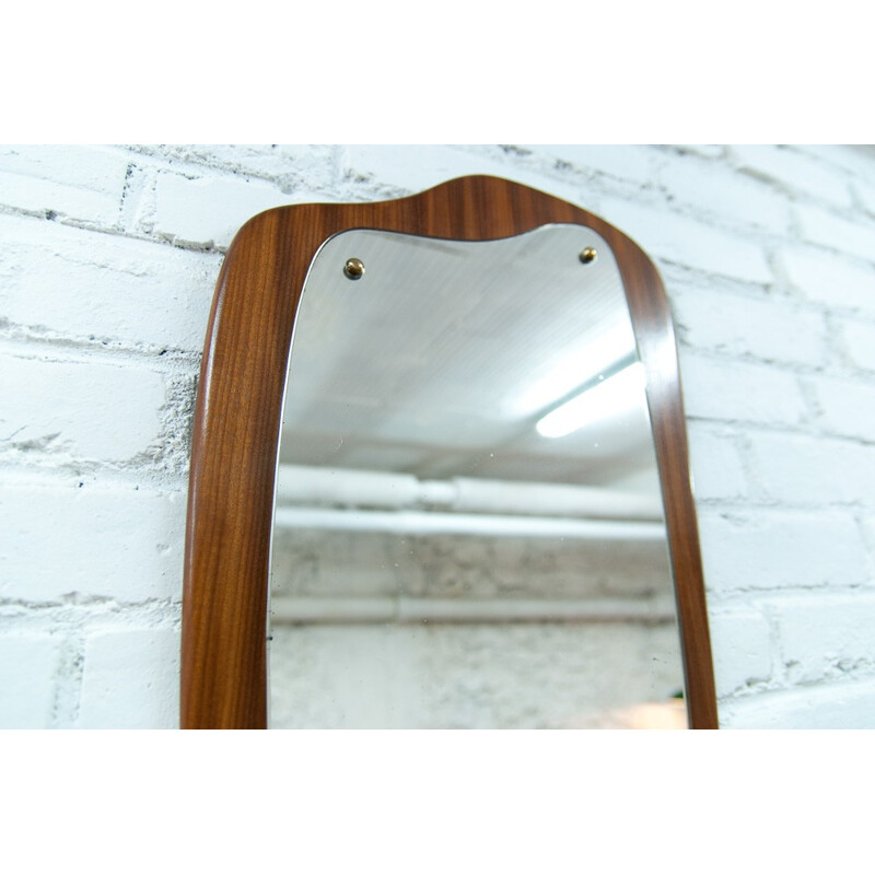 Free shape Danish mirror - 1960s