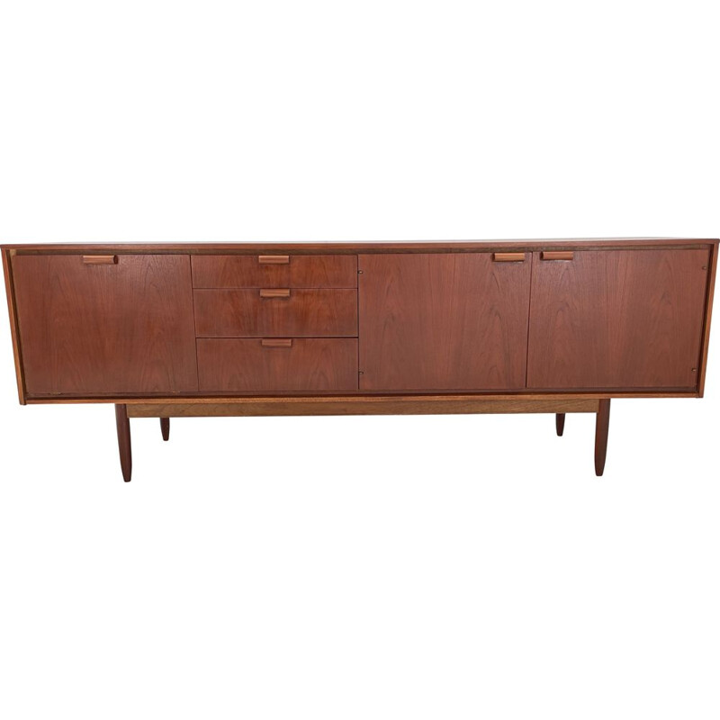 Vintage donker teakhouten dressoir, 1960