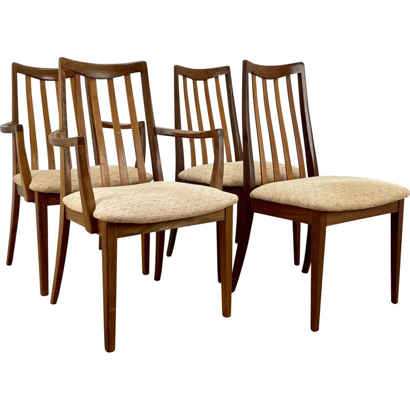 Ensemble de 4 fauteuils vintage par V.B Wilkins pour G Plan, 1960