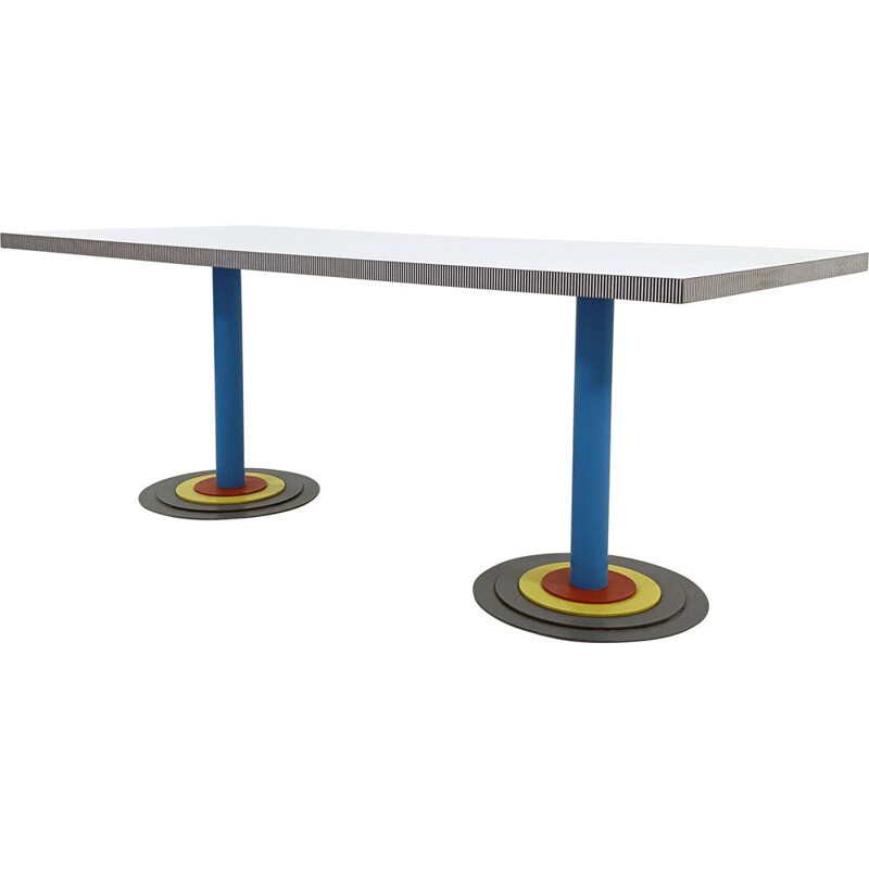 Mid century Kroma dining table by Antonia Astori for Driade, 1980s