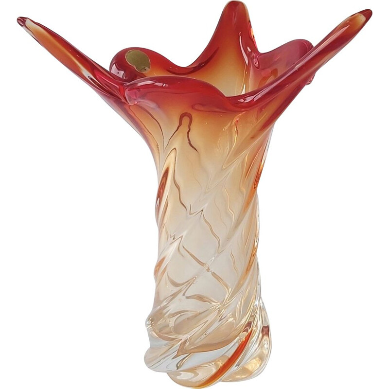 Vintage Murano glass vase, Italy 1960