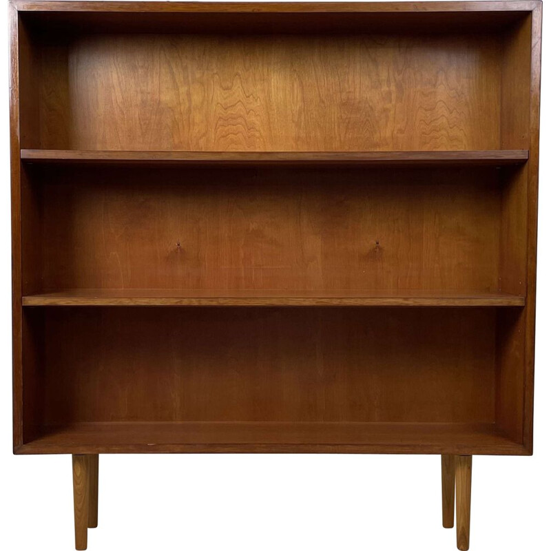 Scandinavian vintage open bookcase in teak, Denmark 1960