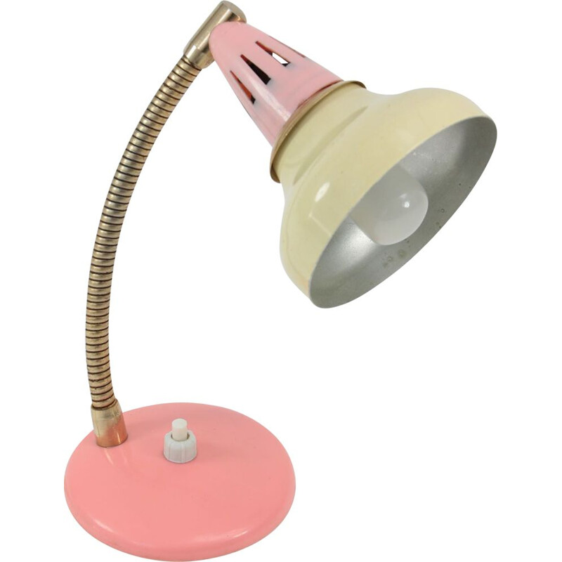 Mid century pink lamp