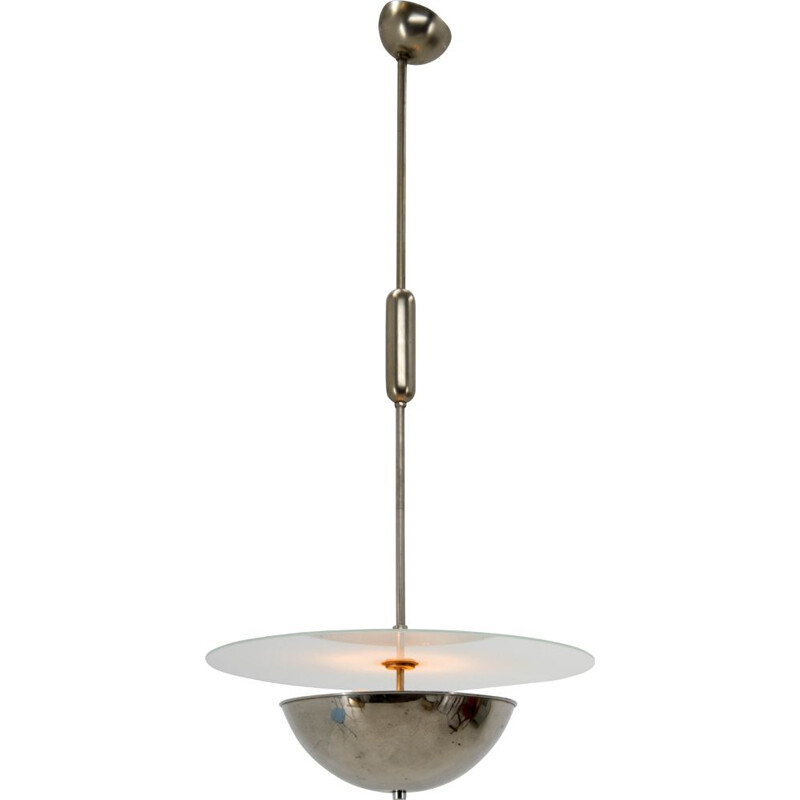 Vintage Bauhaus chandelier, 1920s