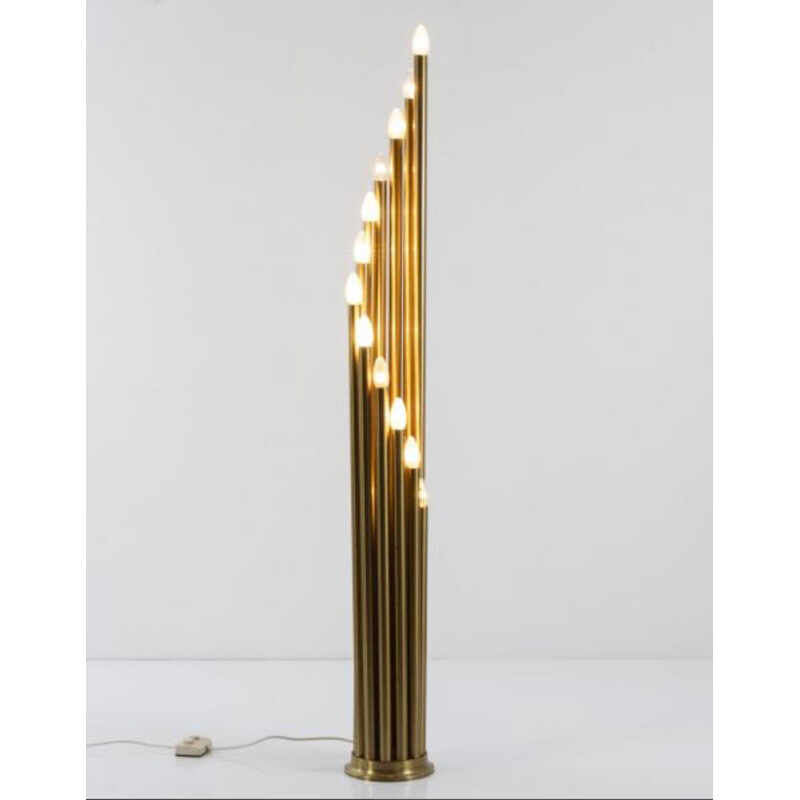 Mid-century "Organ pipes" lamp by Goffredo Reggiani, 1960s