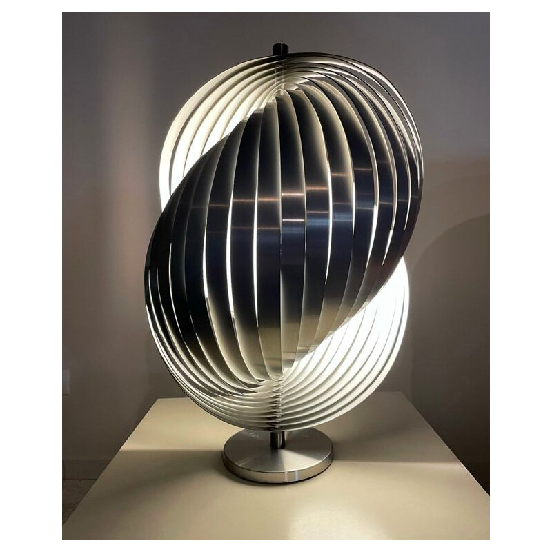 Lampe vintage "Gordes" spiral de Henri Mathieu, 1960