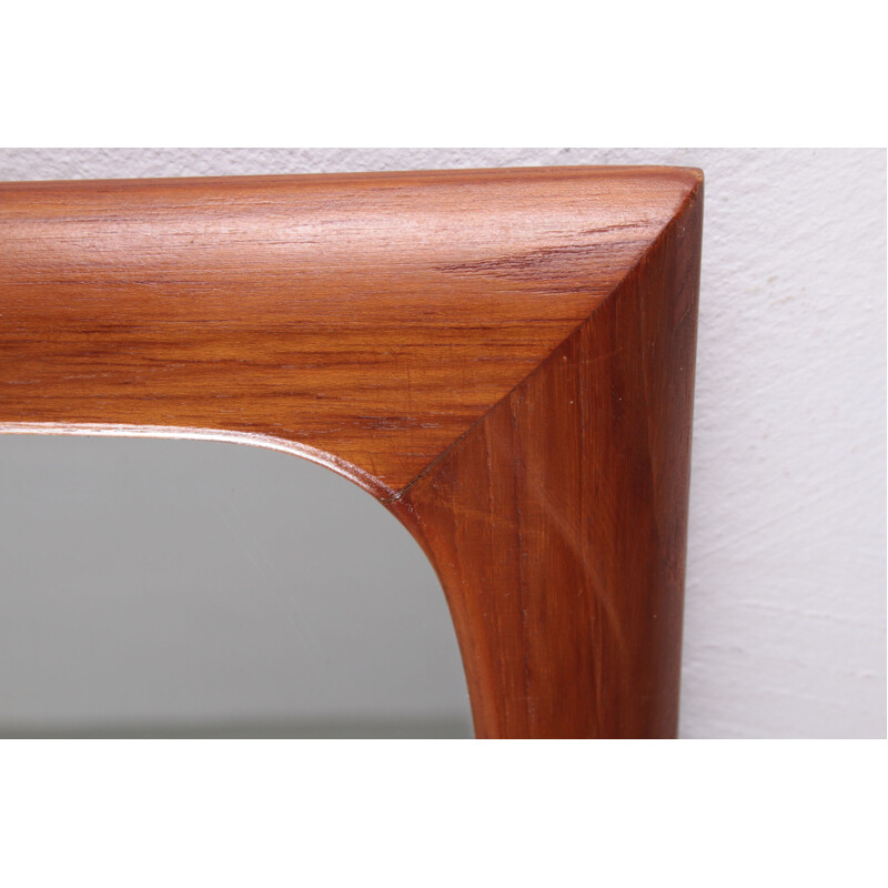 Danish design vintage teak high mirror, 1960s