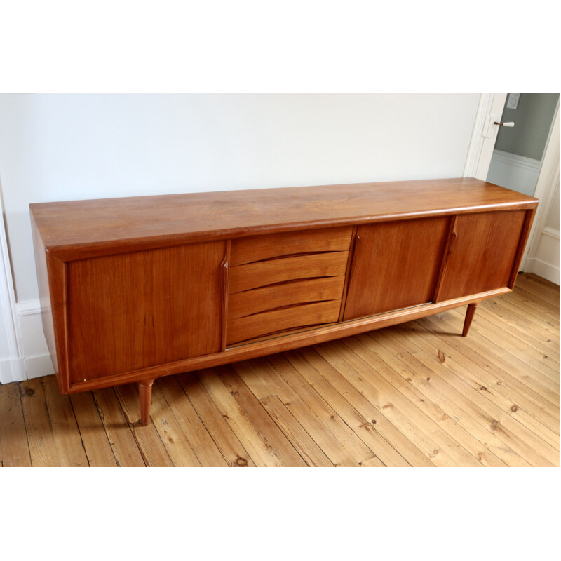 Scandinavian vintage teak sideboard by Gunni Omann for Axel Christiansen, 1960s