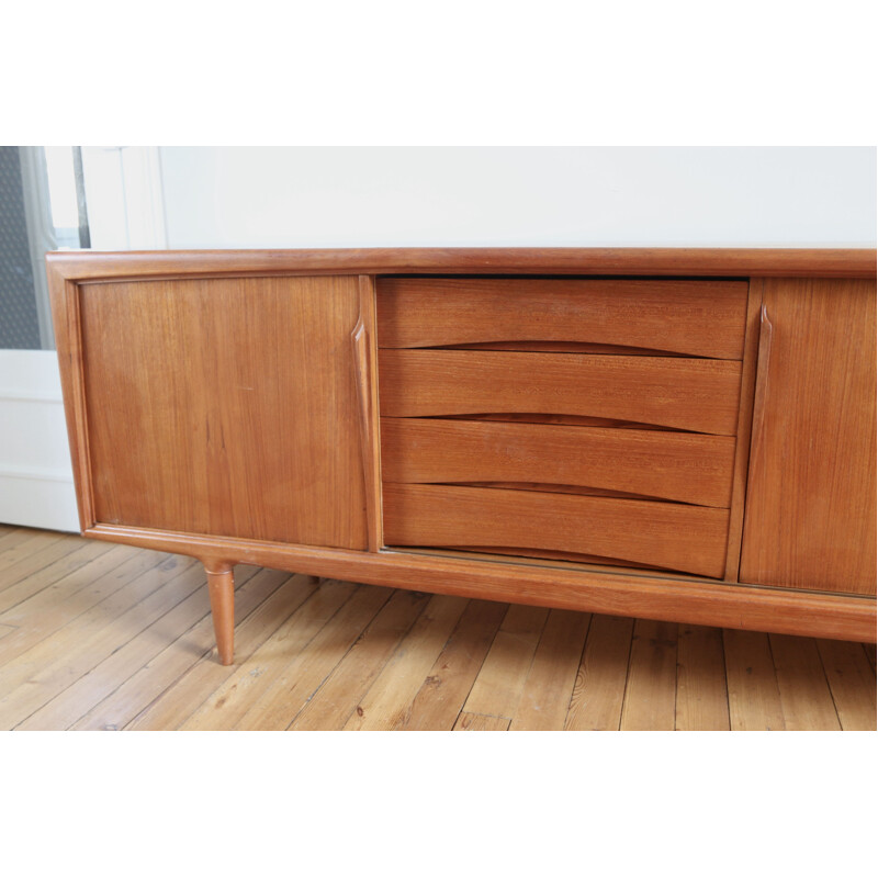 Scandinavian vintage teak sideboard by Gunni Omann for Axel Christiansen, 1960s