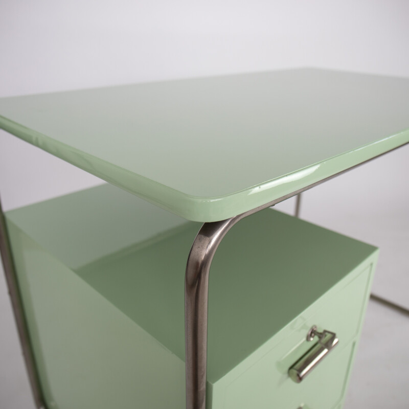 Vintage Bauhaus steel tube desk, 1930s