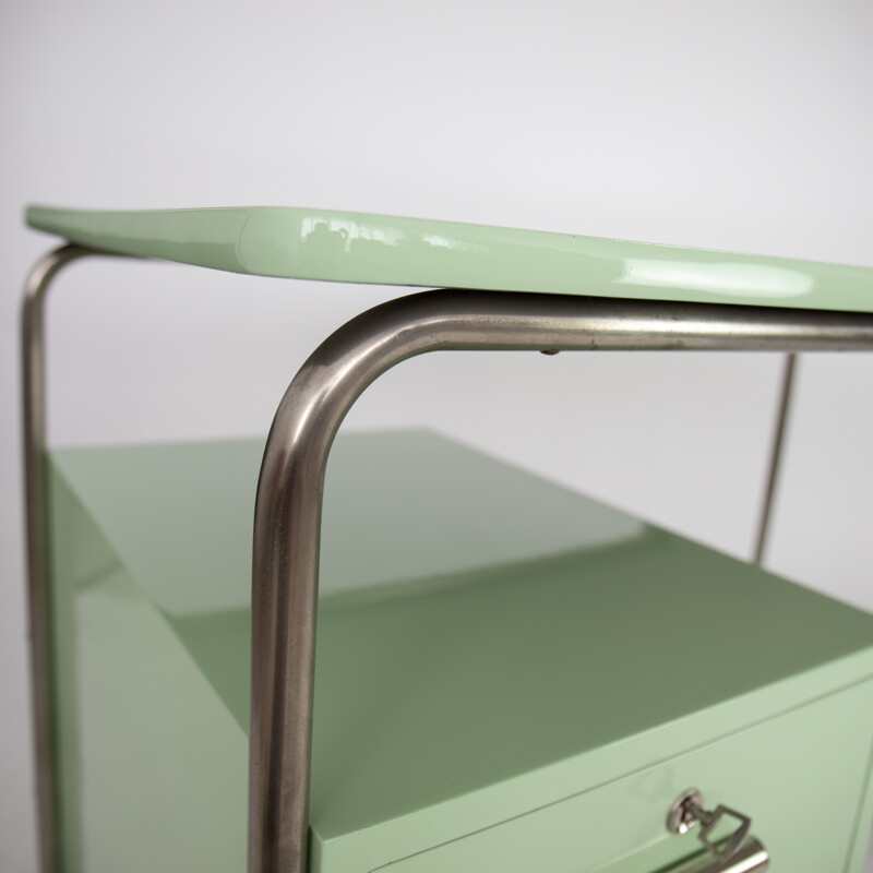 Vintage Bauhaus steel tube desk, 1930s