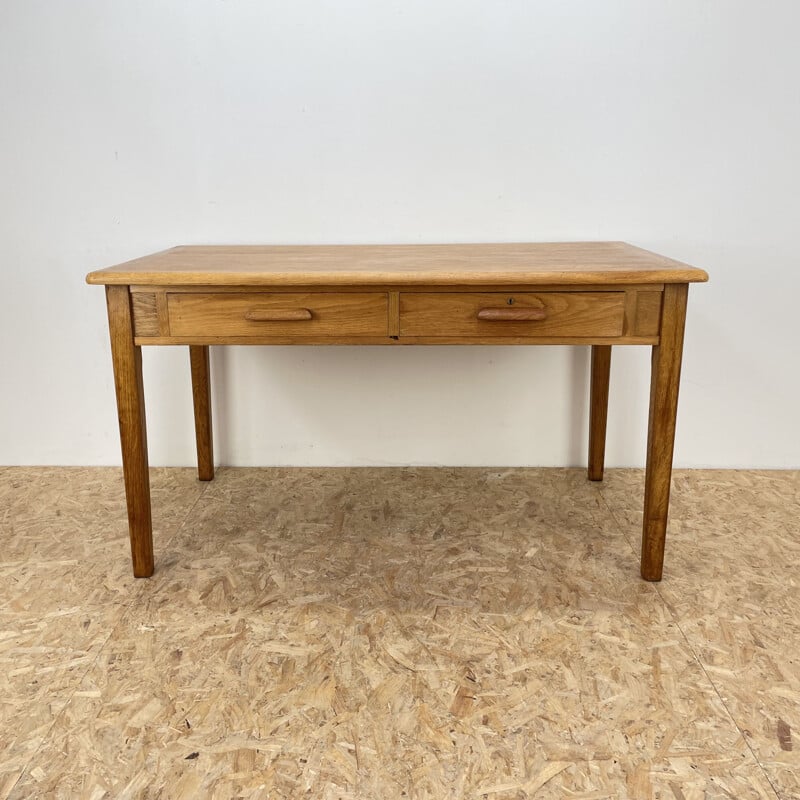 Vintage oak desk, United Kingdom 1960s