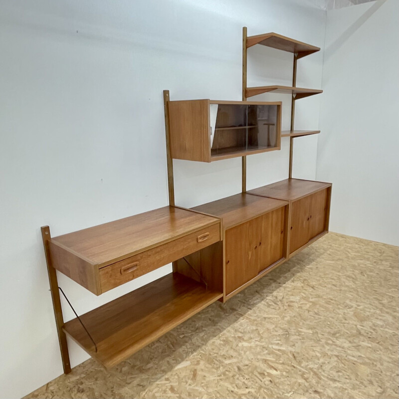 Vintage danish PS systems wall units, Denmark 1950s