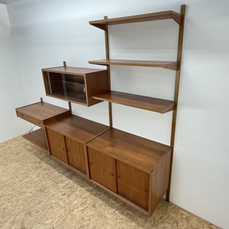 Vintage danish PS systems wall units, Denmark 1950s