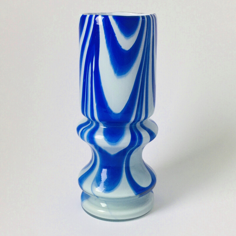 Vase en verre de Murano vintage de Carlo Moretti, 1970