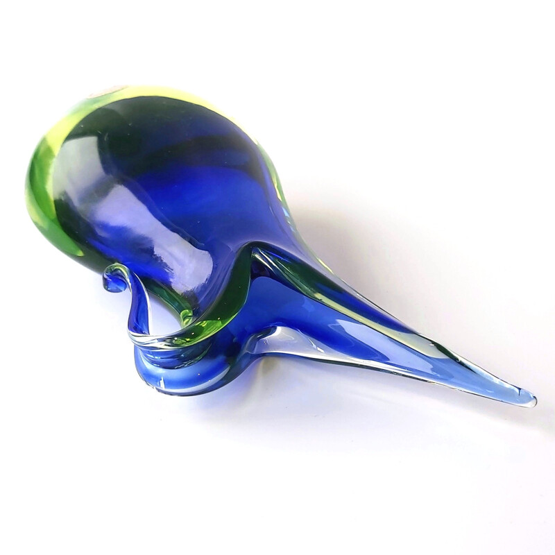 Vintage Murano glass vase by Flavio Poli for Seguso, 1960s