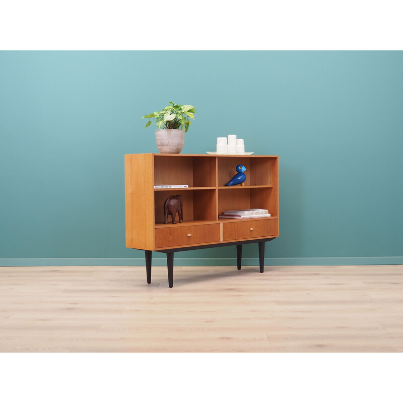 Vintage ash bookcase danish design, Denmark 1970s