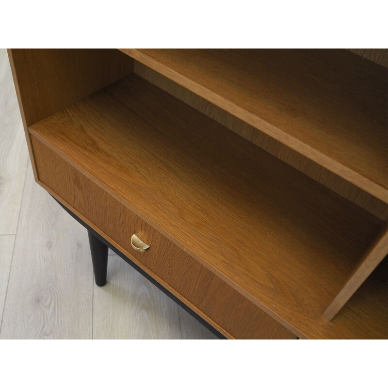 Vintage ash bookcase danish design, Denmark 1970s