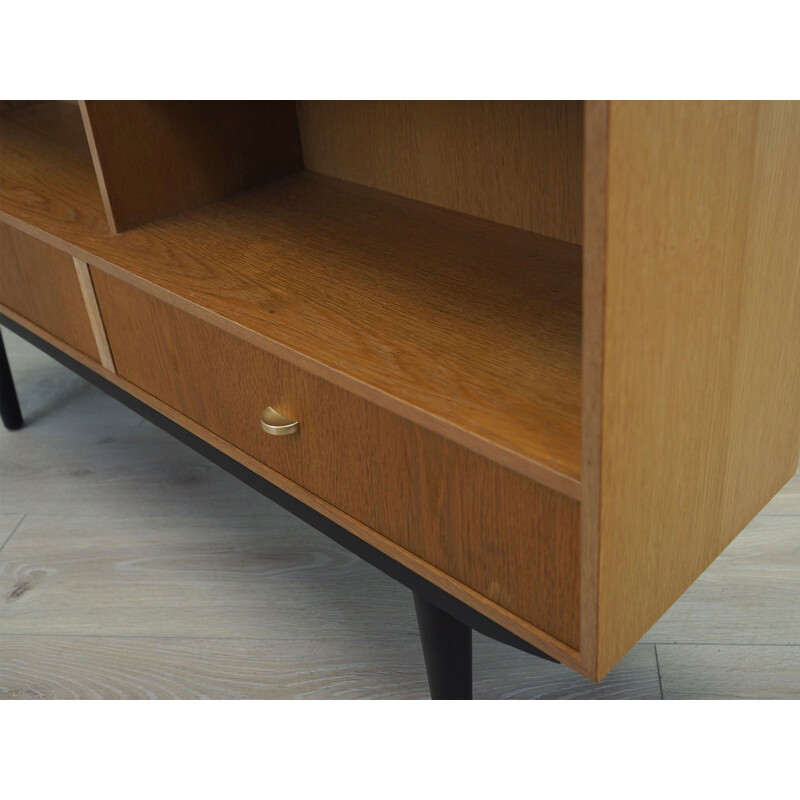 Vintage ash bookcase danish design, Denmark 1970s