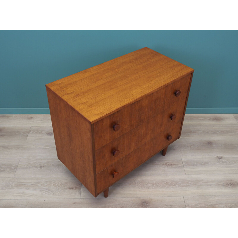 Vintage teak chest of drawers, Denmark 1970s