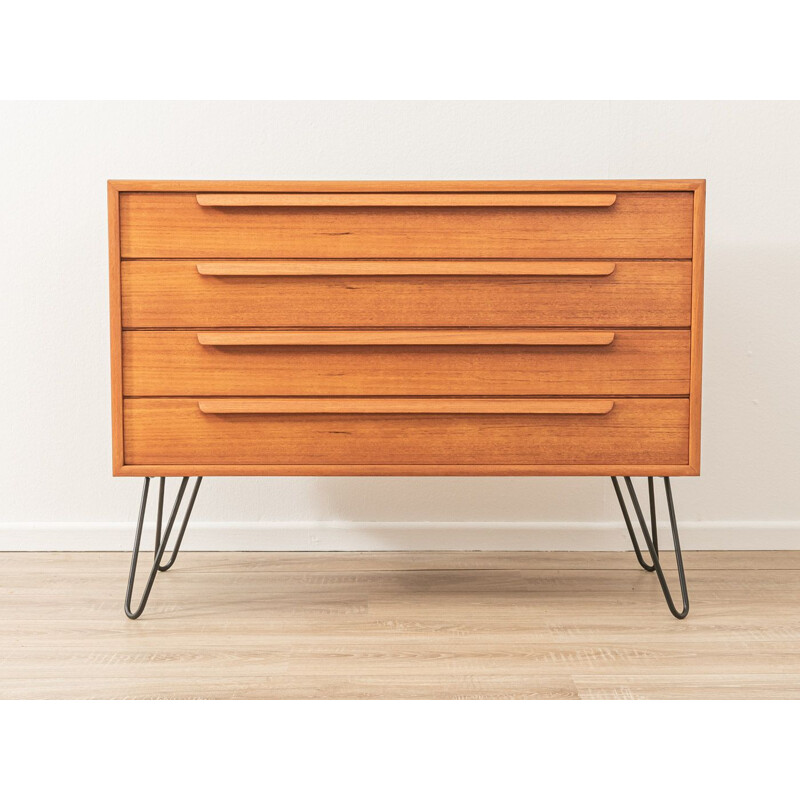 Vintage  teak veneer chest of drawers by WK Möbel, 1960s