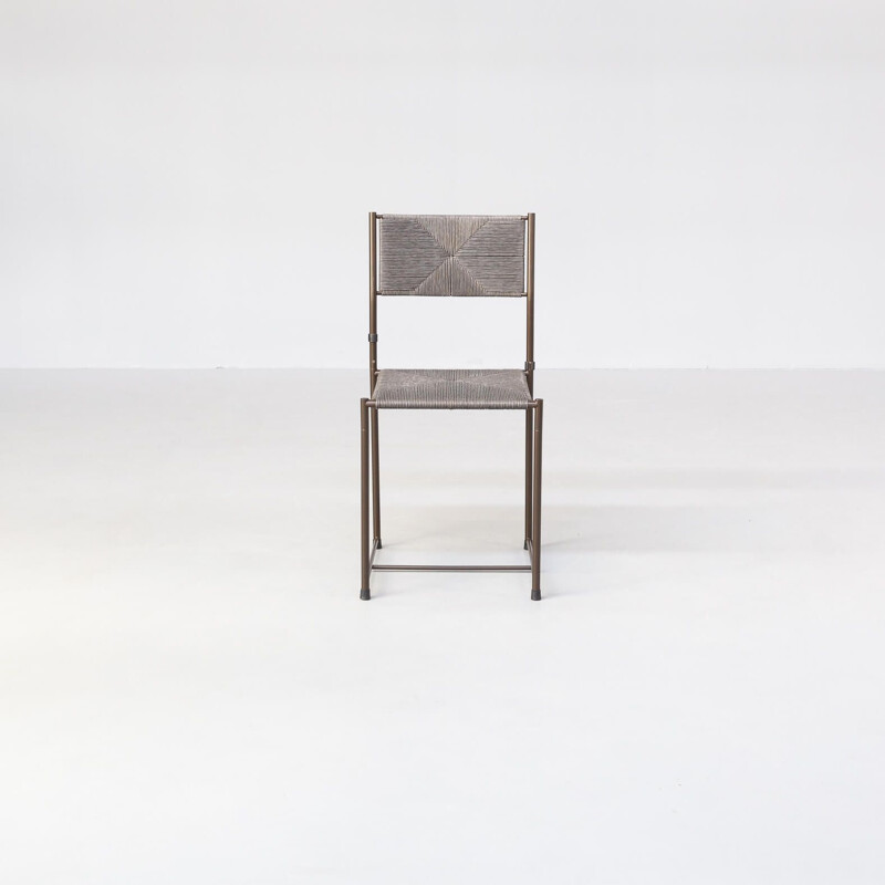 Set of 6 vintage "Paludis" dining chair by Giandomenico Belotti for Alias