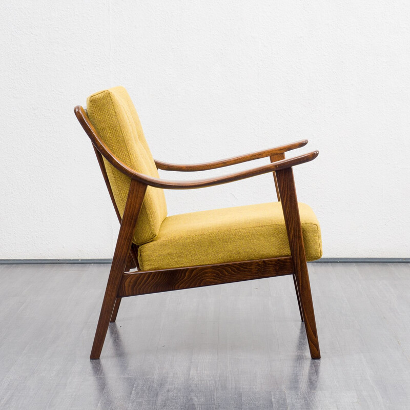 Mid-century beechwood easy chair, 1960s