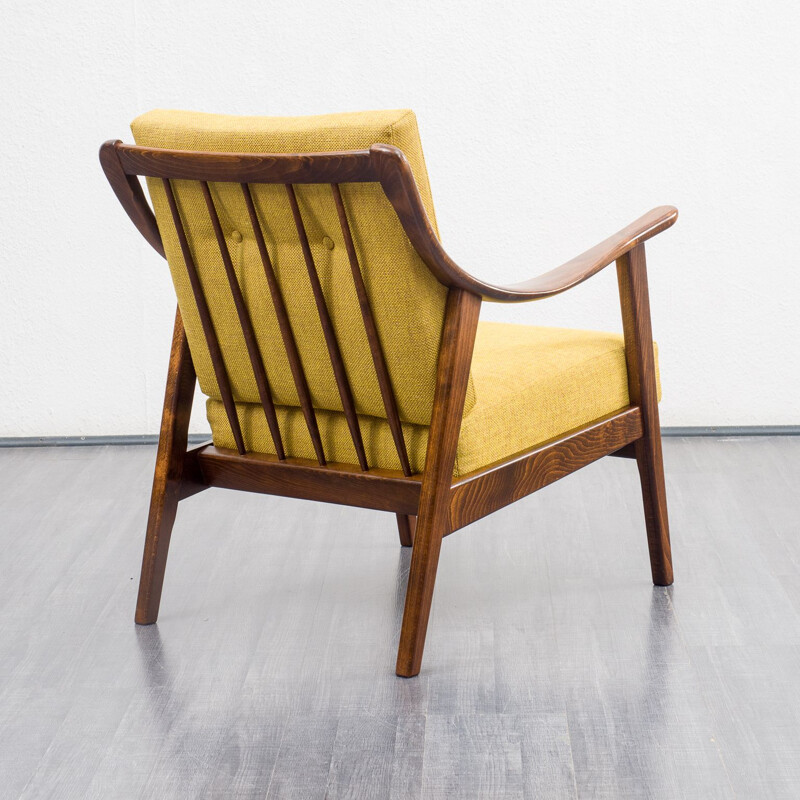 Mid-century beechwood easy chair, 1960s