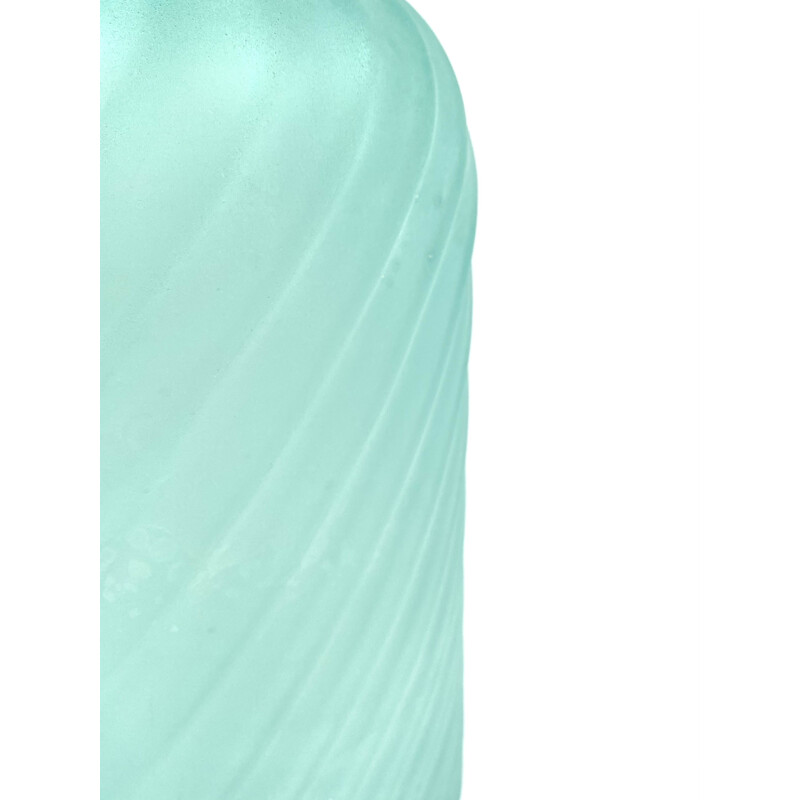 Vintage frosted glass vase from Murano by Gino Cenedese, Italy 1970