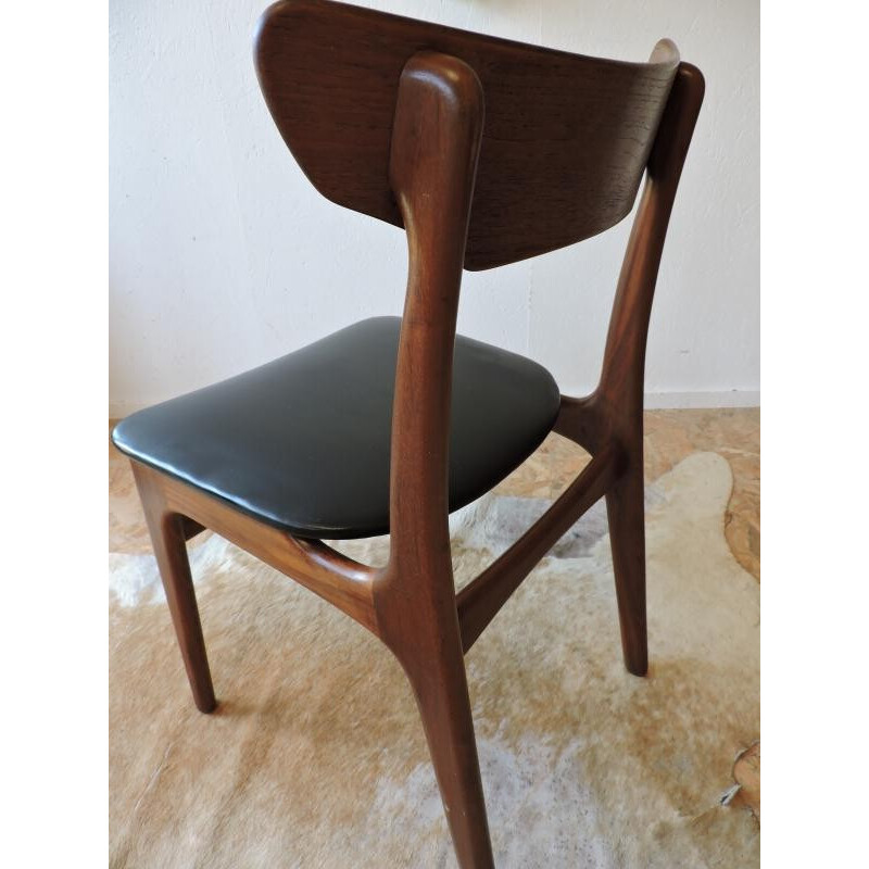 Set of 4 Danish chairs, SCHIONNING & ELGAARD - 1960s