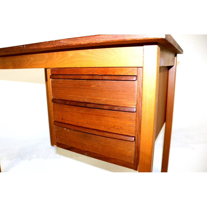 Vintage teak desk, Sweden 1950