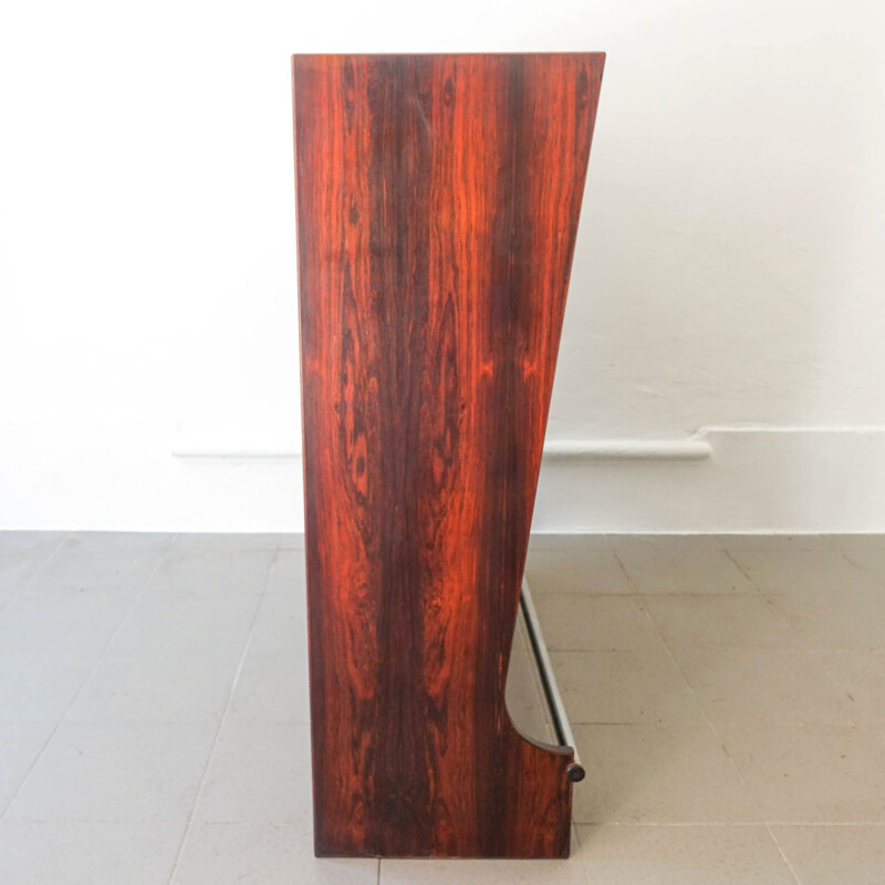 Vintage SK661 rosewood bar cabinet by Johannes Andersen for Skaaning & Søn, 1960s