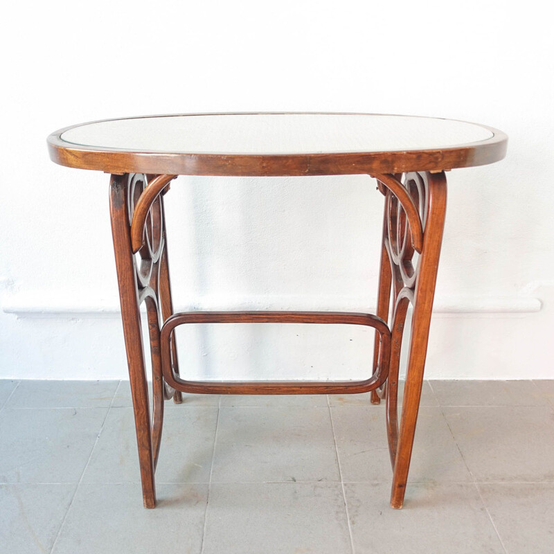 Vintage bistro table by Thonet, 1940s